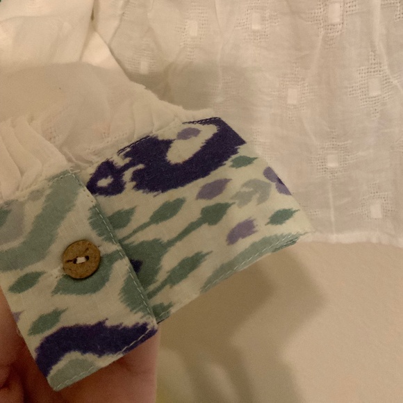 NWT Anthropologie Forever That Girl Embroidered Peplum Blouse - Picture 16 of 16